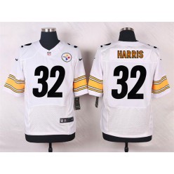 Pittsburgh Steelers #32 Franco Harris White Men Football Elite Nike NFL Jersey