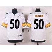 Pittsburgh Steelers #50 Ryan Shazier White Men Football Elite Nike NFL Jersey