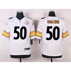Pittsburgh Steelers #50 Ryan Shazier White Men Football Elite Nike NFL Jersey