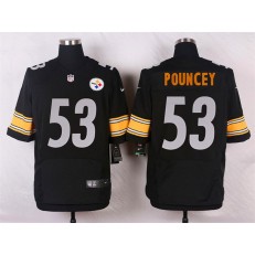 Pittsburgh Steelers #53 Maurkice Pouncey Black Men Elite Football Nike NFL Jersey