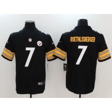 Pittsburgh Steelers #7 Ben Roethlisberger Black Vapor Untouchable Limited Men Nike NFL Jersey