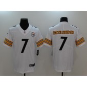 Pittsburgh Steelers #7 Ben Roethlisberger White Vapor Untouchable Limited Men Nike NFL Jersey