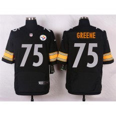 Pittsburgh Steelers ##75 Joe Greene Black Men Elite Football Nike NFL Jersey
