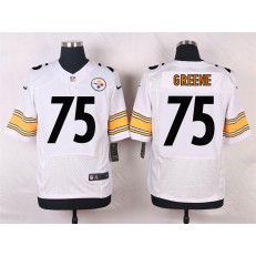 Pittsburgh Steelers ##75 Joe Greene White Men Football Elite Nike NFL Jersey