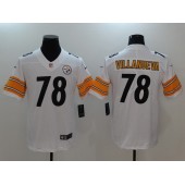 Pittsburgh Steelers ##78 Alejandro Villanueva White Vapor Untouchable Limited Men Nike NFL Jersey