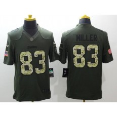 Pittsburgh Steelers #83 Heath Miller Green Salute To Service Limited Men Nike NFL Jersey