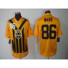 Pittsburgh Steelers #86 Hines Ward Gold 1933s Throwback Elite Nike NFL Jersey