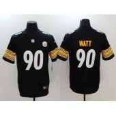 Pittsburgh Steelers #90 T.J. Watt Black Vapor Untouchable Limited Men Nike NFL Jersey