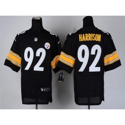 Pittsburgh Steelers #92 James Harrison Black Men Elite Football Nike NFL Jersey