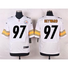 Pittsburgh Steelers #97 Cameron Heyward White Men Football Elite Nike NFL Jersey