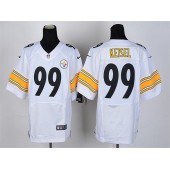 Pittsburgh Steelers #99 Brett Keisel White Men Football Elite Nike NFL Jersey