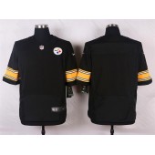 Pittsburgh Steelers Blank Black Men Elite Football Nike NFL Jersey
