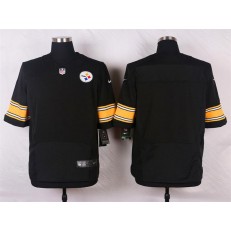 Pittsburgh Steelers Blank Black Men Elite Football Nike NFL Jersey