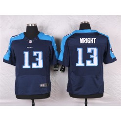 Tennessee Titans #13 Kendall Wright Elite Navy Blue Alternate Men Nike NFL Jersey