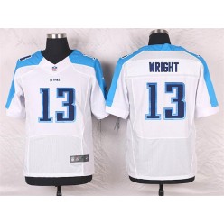 Tennessee Titans #13 Kendall Wright Elite White Men Nike NFL Jersey