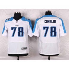 Tennessee Titans #78 Jack Conklin Elite White Men Nike NFL Jersey
