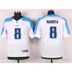 Tennessee Titans #8 Marcus Mariota Elite White Men Nike NFL Jersey