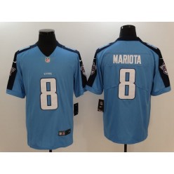 Tennessee Titans #8 Marcus Mariota Light Blue Vapor Untouchable Player Limited Men Nike NFL Jersey