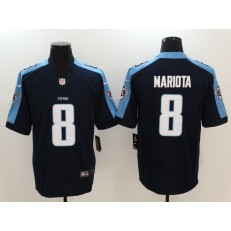 Tennessee Titans #8 Marcus Mariota Navy Blue Vapor Untouchable Player Limited Men Nike NFL Jersey