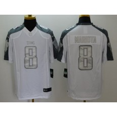 Tennessee Titans #8 Marcus Mariota White Men Stitched Nike NFL Limited Platinum Jersey