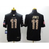 Atlanta Falcons #11 Julio Jones Black  Limited Salute to Service Stitched NFL Jersey