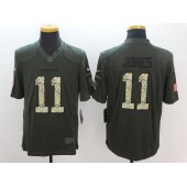 Atlanta Falcons #11 Julio Jones Nike Green Salute To Service Limited Nike NFL Jersey