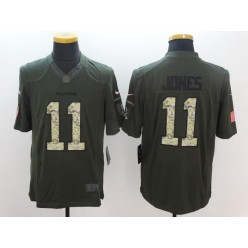 Atlanta Falcons #11 Julio Jones Nike Green Salute To Service Limited Nike NFL Jersey
