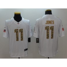 Atlanta Falcons #11 Julio Jones White Salute to Service Limited Nike NFL Jersey