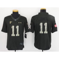 Atlanta Falcons #11 Larry Fitzgerald Anthracite 2016 Salute to Service Limited NFL Jersey