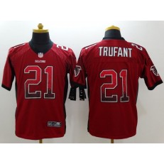 Atlanta Falcons #21 Desmond Trufant Red Drift Fashion Nike NFL Elite Jersey