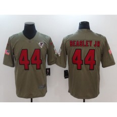 Atlanta Falcons #44 Vic Beasley Jr Olive 2017 Salute To Service Limited Nike NFL Jersey