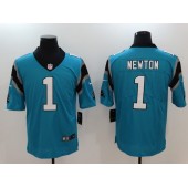 Carolina Panthers #1 Cam Newton Blue Vapor Untouchable Limited Men Nike NFL Jersey