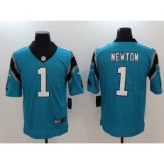 Carolina Panthers #1 Cam Newton Blue Vapor Untouchable Limited Men Nike NFL Jersey