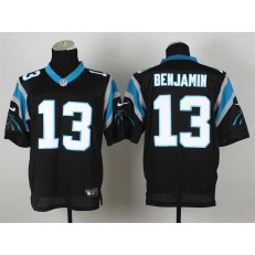Carolina Panthers #13 Kelvin Benjamin Black Men's Elite Football Nike NFL Jersey