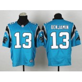 Carolina Panthers #13 Kelvin Benjamin Blue Men Stitched Nike NFL Elite Jersey