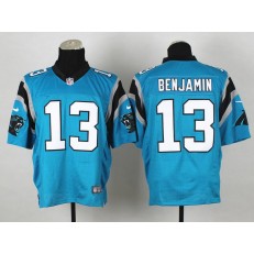 Carolina Panthers #13 Kelvin Benjamin Blue Men Stitched Nike NFL Elite Jersey