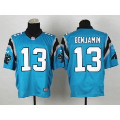 Carolina Panthers #13 Kelvin Benjamin Blue Men Stitched Nike NFL Elite Jersey