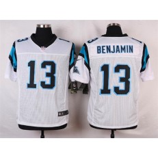 Carolina Panthers #13 Kelvin Benjamin White Men Stitched Nike NFL Elite Jersey