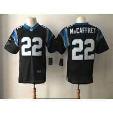 Carolina Panthers #22 Christian McCaffrey Black Men's Elite Football Nike NFL Jersey