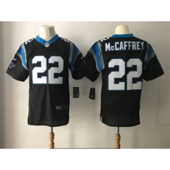 Carolina Panthers #22 Christian McCaffrey Black Men's Elite Football Nike NFL Jersey