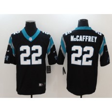 Carolina Panthers #22 Christian McCaffrey Black Vapor Untouchable Limited Men Nike NFL Jersey