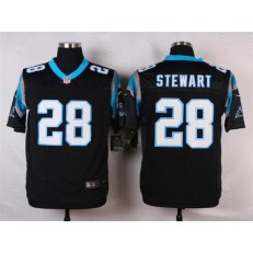 Carolina Panthers #28 Jonathan Stewart Black Vapor Untouchable Limited Men Nike NFL Jersey