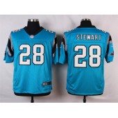 Carolina Panthers #28 Jonathan Stewart Blue Men Stitched Nike NFL Elite Jersey