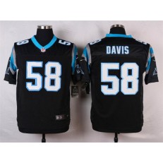 Carolina Panthers #58 Black Vapor Untouchable Limited Men Nike NFL Jersey