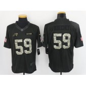 Carolina Panthers #59 Luke Kuechly Anthracite 2016 Salute to Service Limited Nike NFL Jersey