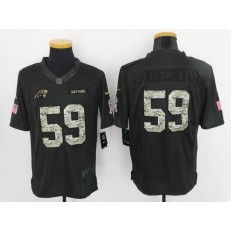 Carolina Panthers #59 Luke Kuechly Anthracite 2016 Salute to Service Limited Nike NFL Jersey