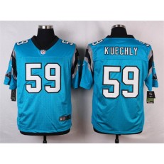 Carolina Panthers #59 Luke Kuechly Blue Men Stitched Nike NFL Elite Jersey
