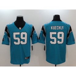 Carolina Panthers #59 Luke Kuechly Blue Vapor Untouchable Limited Men Nike NFL Jersey