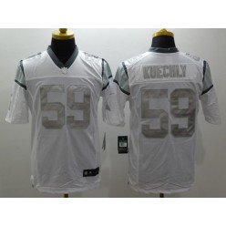 Carolina Panthers #59 Luke Kuechly White Platinum Men's Football Nike NFL Jersey