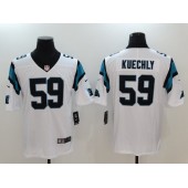 Carolina Panthers #59 Luke Kuechly White Vapor Untouchable Limited Men Nike NFL Jersey